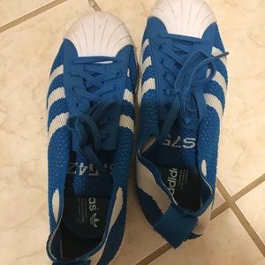 Blue adidas sneaker